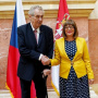 12. septembar 2019. Predsednica Narodne skupštine Maja Gojković i predsednik Češke Republike Miloš Zeman